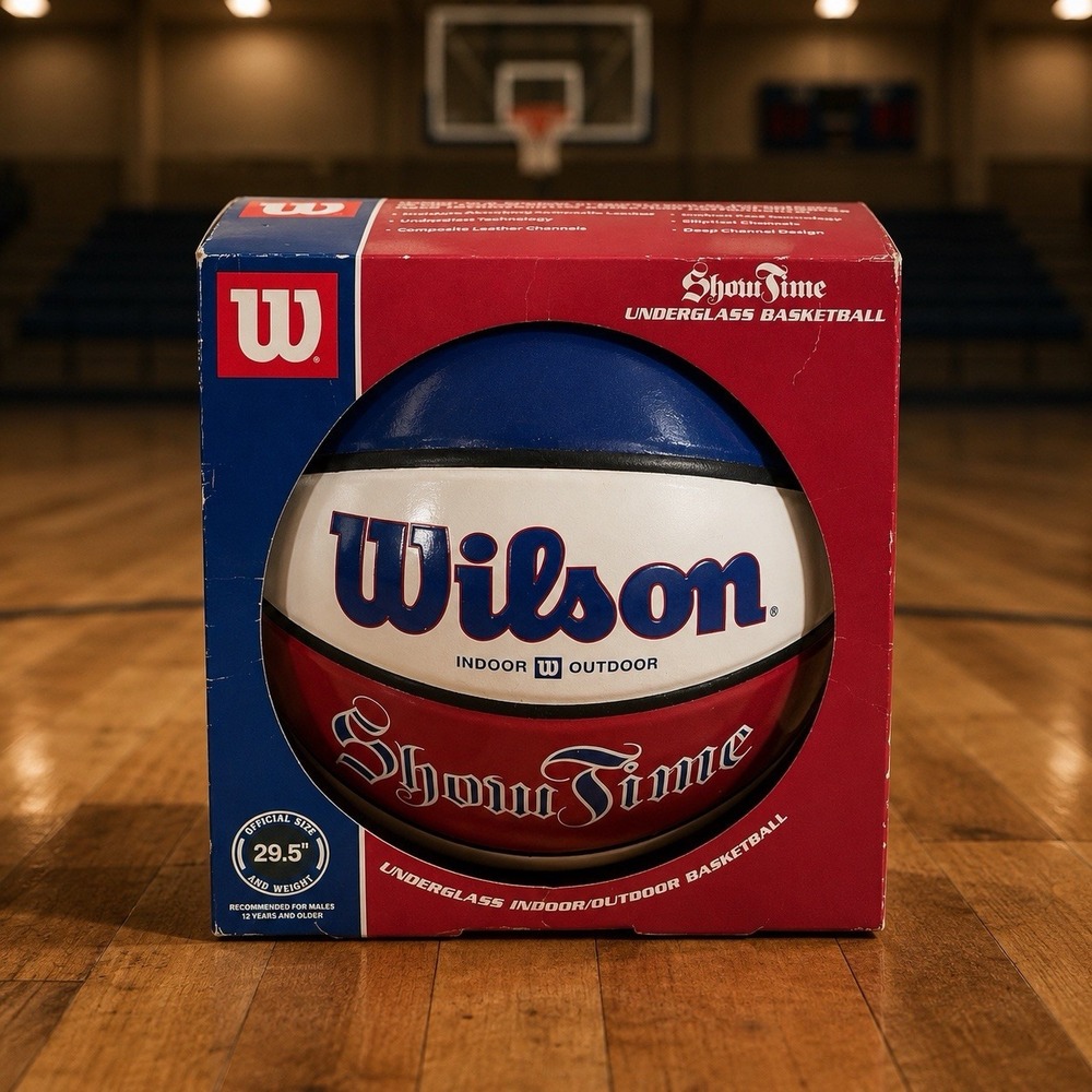 Vintage Wilson ShowTime UnderGlass Basketball‎ 29.5" NOS Box Unused READ